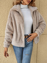 Stijlvol fleece jas - Houd jezelf warm in de winter