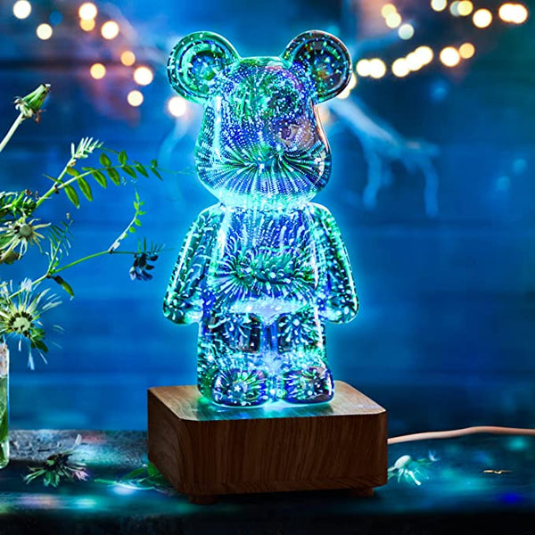 Glow Bear™ 2.0  - 3D Vuurwerk Lamp