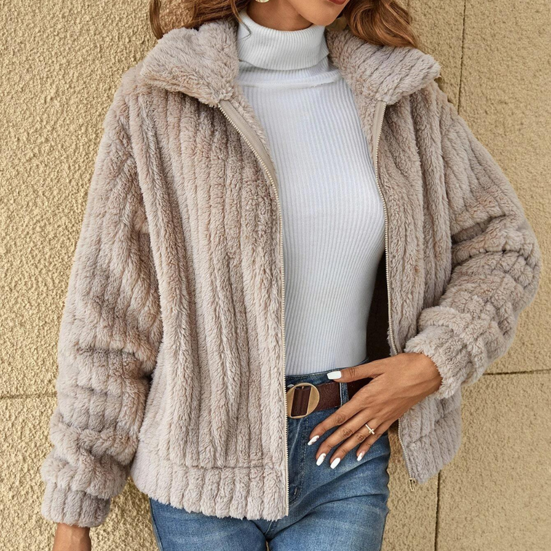 Stijlvol fleece jas - Houd jezelf warm in de winter