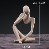 Nordic Art Abstract Thinker Statue | Desired Click